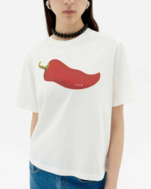 Thinking Mu - Lucia T-shirt Chilli