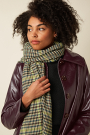 King Louie - Houndstooth Scarf Spruced Green