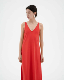 Thinking Mu - Sade Dress Fiery Red