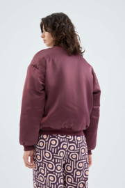 Compania Fantastica - Satin Bomber Aubergine