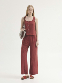 Nice Things - Overdyed Striped Tencel Pants