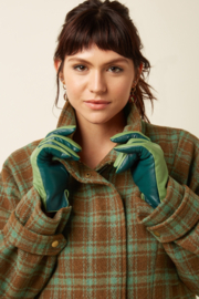 King Louie - Leather Gloves Green