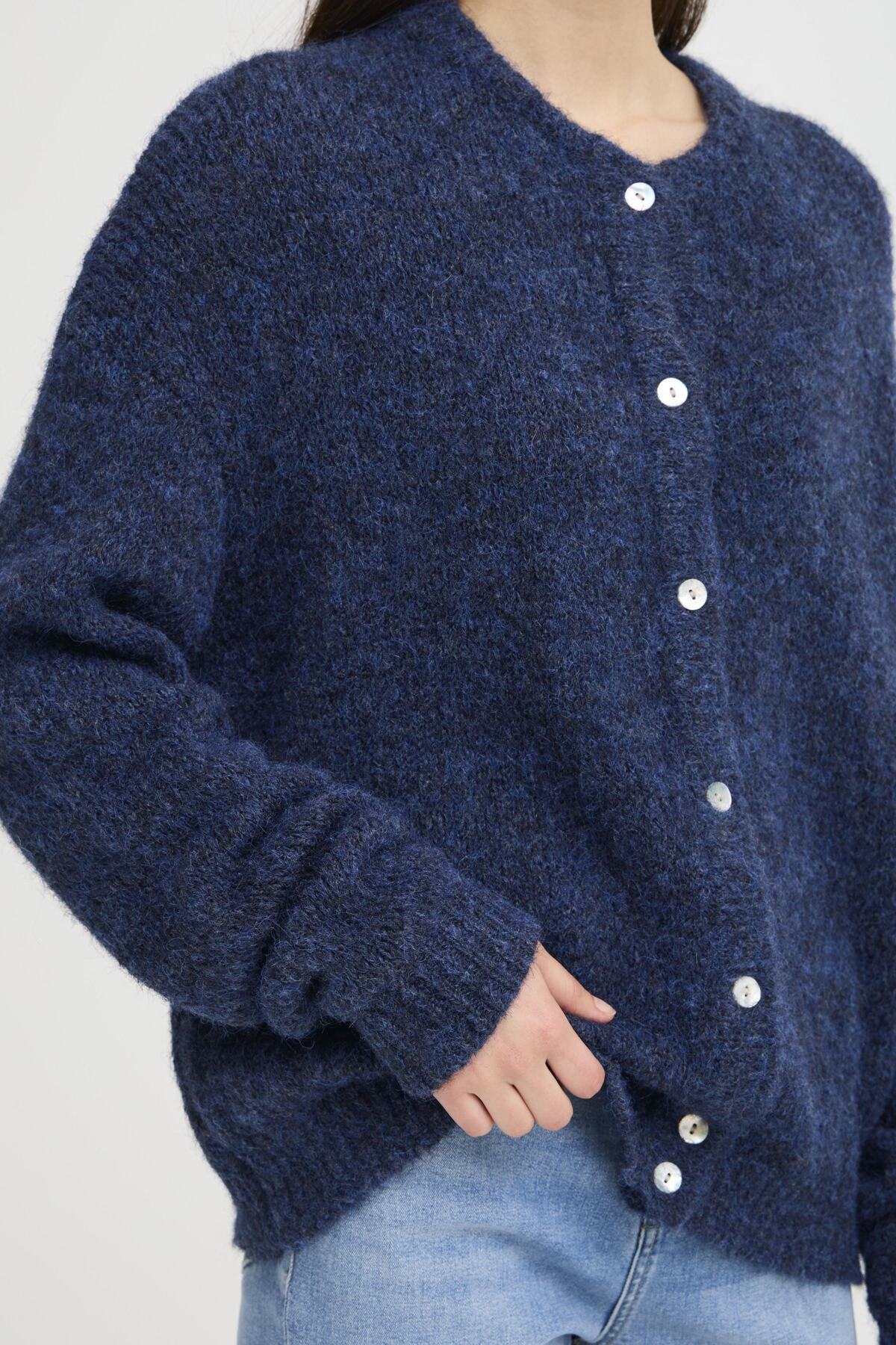 Ichi - Belablue Cardigan patriot blue