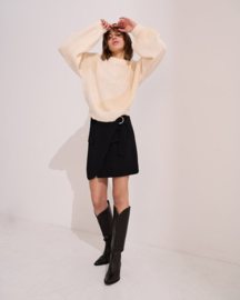 Another Label - Cassy Knitted Pull Egg White