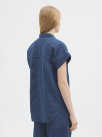 Nice Things - Striped Denim Shirt
