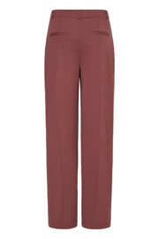 Ichi - Kate Sus Office Long Wide Pants Cowhide