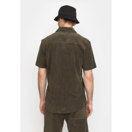 Revolution - Terry Cuban Shirt dark brown