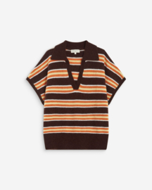 Grace & Mila - Aizen Polo Sweater Chocolat