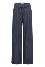 Ichi - Kate Pinelle Long Wide Pants dark blue