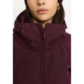 Selfhood - Hooded Parka Burgundy