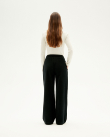 Thinking Mu - Black Microcord Maia Pants