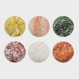 &Klevering - Coaster Stone Set of 6