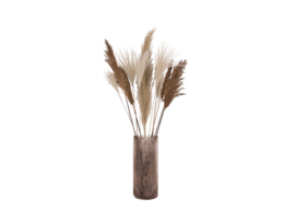 Pt - Vase Allure Large chololate brown