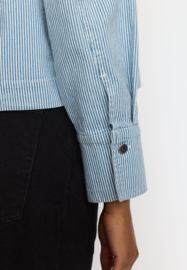 Selfhood - Cropped Striped Shirt