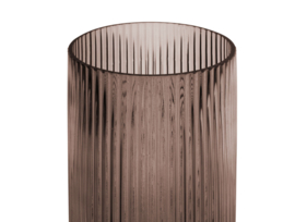 Pt - Vase Allure Large chololate brown