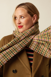 King Louie - Houndstooth Scarf Spicy Brown