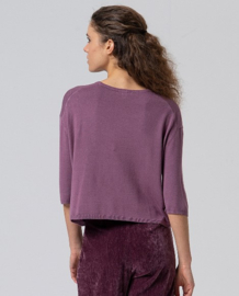 Surkana - Midsleeve knit top Powdered Mauve