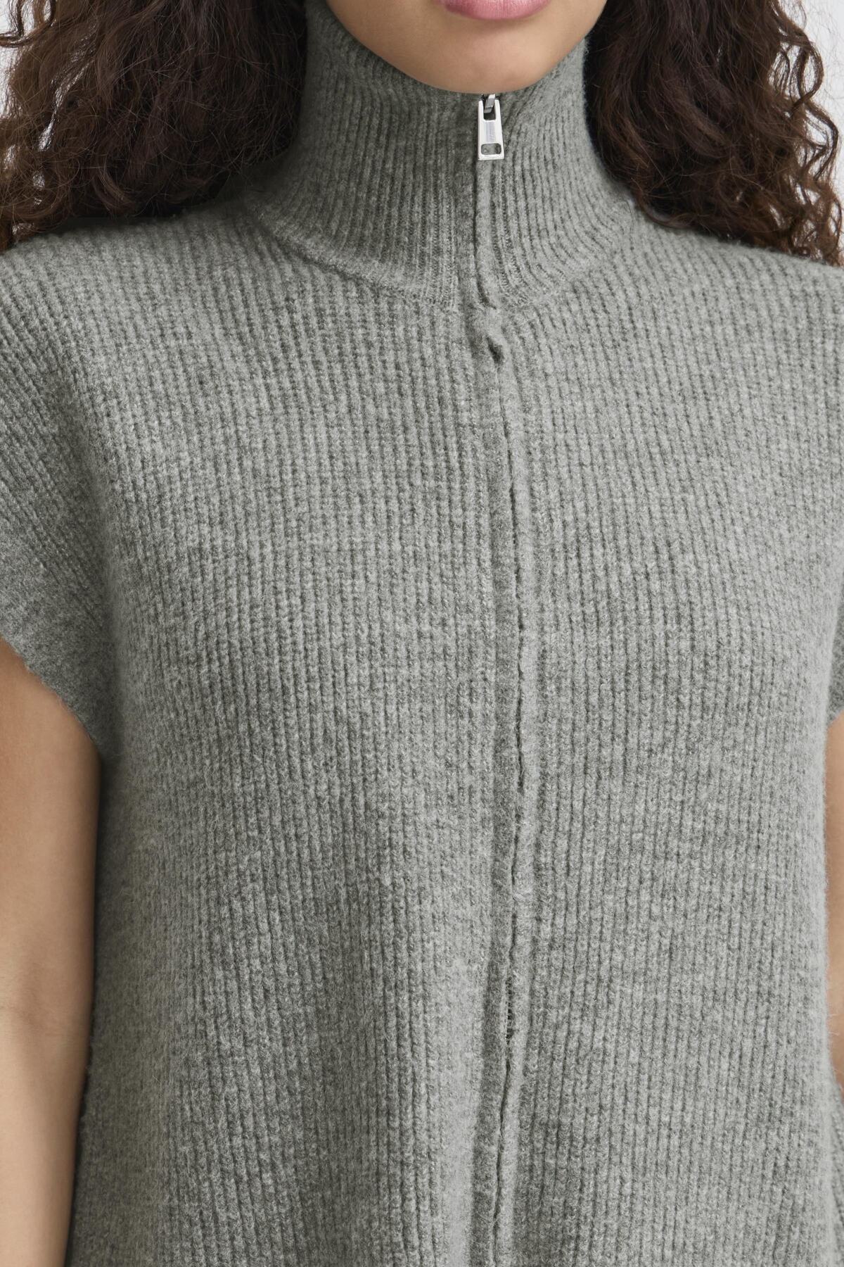 Ichi - Ducie Waistcoat grey