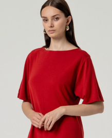 Surkana - Flared Red Dress