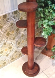 Art Deco wood plant stand