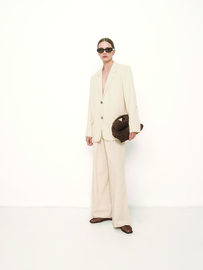 Grace & Mila - Velvet Blazer Vanille