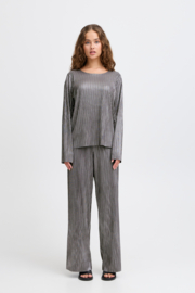 Ichi - Mathilde Longsleeve Asphalt