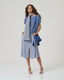 Surkana - Bamboo Boat Neck Sweater Blue