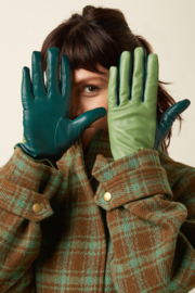 King Louie - Leather Gloves Green