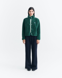 Thinking Mu - Kourtney Fleece Jacket Dark Green