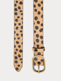 Nice Things - Cheetah Print Leather Belt