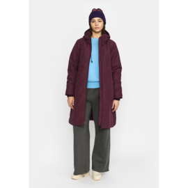 Selfhood - Hooded Parka Burgundy