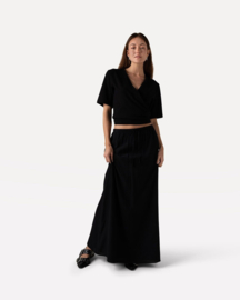 Another Label - Bine Wrap Top Black