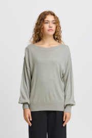 Ichi - Mopaz Sweater Silver