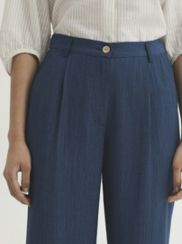 Nice Things - Crepe Viscose Pants intense blue