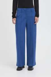 Ichi - Kate Sus Office Wide Pants Navy Peony