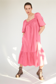 Levete Room - Isla Solid Dress Hot Pink