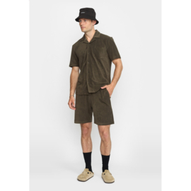 Revolution - Terry Cuban Shirt dark brown