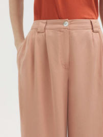 Nice Things - Tencel Fluid Pants soft apricot pink