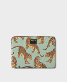 Wouf - Emerald Leopard Laptop Sleeve 13" & 14"