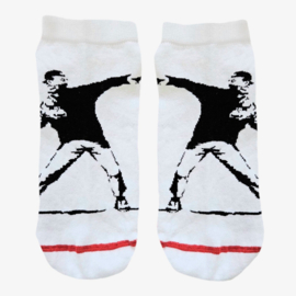 Sneaker Socks Banksy - Flower Bomber