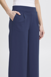 Ichi - Kate Sus Long Wide Pants 2 Medieval Blue