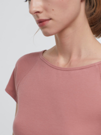 Nice Things - Boatneck ribbed t-shirt