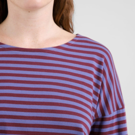 Dedicated - Top Humledal Stripes Fig/Purple