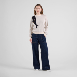 Dedicated - Sweater Arendal Long Cat Vanilla