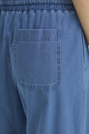 Ichi - Kate Cropped Denim Pants Medium Blue