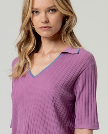 Surkana - Polo Top Powdered Mauve