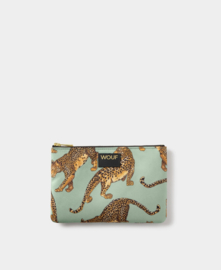 Wouf - Emerald Leopard Pouch