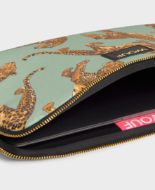 Wouf - Emerald Leopard Laptop Sleeve 13" & 14"