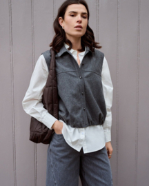 Another Label - Isabeau Shirt Grey Flannel