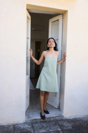 Ichi - Linno Dress 4 Tea Green